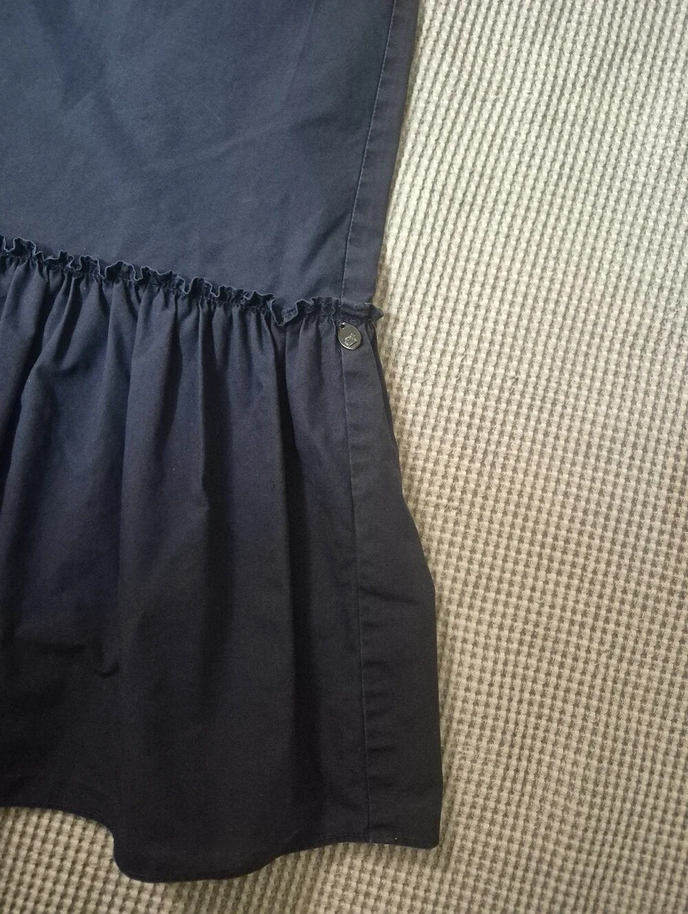 Scotch & Soda Maison Scotch Navy Cotton Mini Dress (Size XS)